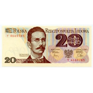 20 złotych 1982 - seria Y