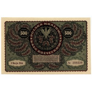 500 marek polskich 1919 - I Serja BA