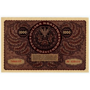 1.000 marek polskich 1919 - I seria AY