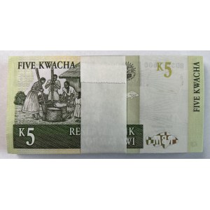 MALAWI - 5 kwacha 2005 - paczka bankowa