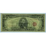 USA - 5 Dolarów 1963 - PMG 65 EPQ - ser. A15350033A