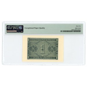 1 złoty 1941 - seria BC - PMG 65 EPQ