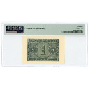 1 złoty 1941 - seria BC - PMG 65 EPQ