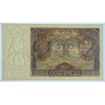 100 złotych 1934 - seria BM. - dodatkowy znak wodny +X+ - PMG 66 EPQ