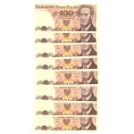 100 złotych 1986 - seria SA - set 16 sztuk