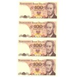 100 złotych 1986 - seria SA - set 16 sztuk