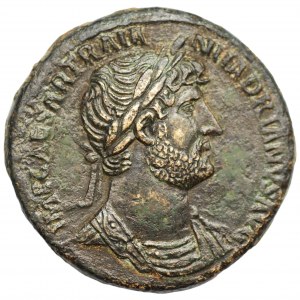 CESARSTWO RZYMSKIE - Sesterius AD 117-138 Hadrian