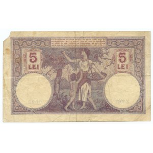 Rumunia, 5 lei 1920