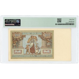 20 złotych 1931 - seria DH. - PMG 64