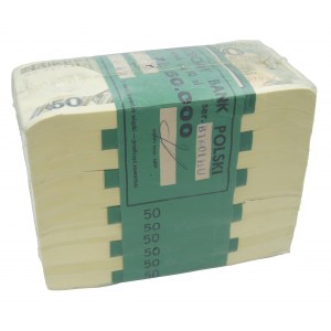 Zgrzewka Bankowa 50 złotych 1988 seria HU