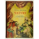 KRASICKI Ignacy - Satiry. Ilustr. Jan Marcin Szancer. 1952