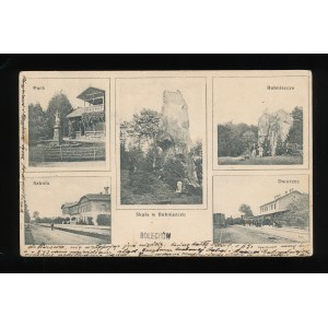 Bolechów - Szkoła i dworzec 1907 (170)