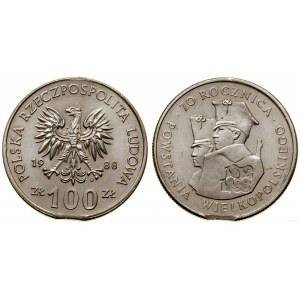 Polen, 100 Zloty (DESTRUKT MENNICZY), 1988, Warszawa