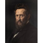 Jan Styka (1858 Lwów - 1925 Rzym), Portret mężczyzny