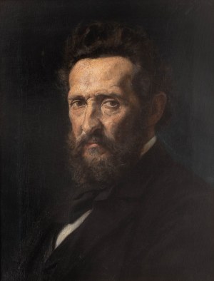 Jan Styka (1858 Lwów - 1925 Rzym), Portret mężczyzny