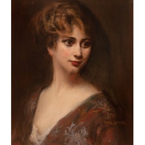 Tadeusz Styka (1889 Kielce-1954 New York), Portrait of a beautiful lady