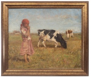 Marcin Kitz (1891 Lwów - 1943 tamże), Pastuszka, 1936 r.