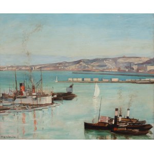 Shimon Mondzain (1888 Chelm - 1979 Paris), Port of Algiers