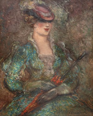 Stanisław Eleszkiewicz (1900 Czutowo k. Połtawy - 1963 Paryż), Dama z parasolką