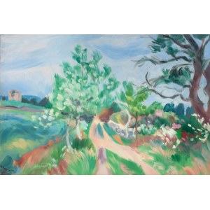 Wacław Zawadowski (1891 Skobiełka/Wołyń - 1982 Aix-en-Provence), Landschaft aus der Provence