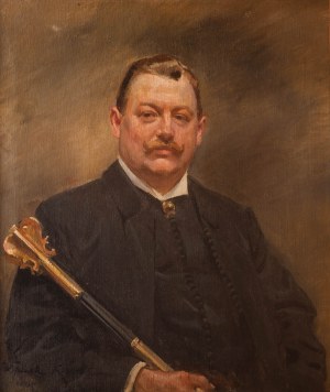 Wojciech Kossak (1856 Paryż - 1942 Kraków), Portret mężczyzny