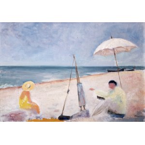 Irena Weiss zw. Aneri (1888 Łódź - 1981 Kraków), Na plaży