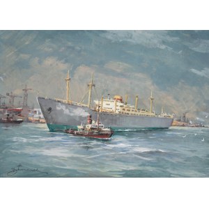 Antoni Suchanek (1901 Rzeszów - 1982 Gdynia), loď Marceli Nowotko (?), asi 1955