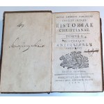 JABŁOŃSKI - INSTITUTIONES HISTORIAE CHRISTIANAE t.1-3 [vollständig in 1 Bd.] 1766