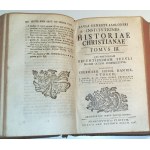 JABŁOŃSKI - INSTITUTIONES HISTORIAE CHRISTIANAE t.1-3 [komplet v 1 zv.] 1766