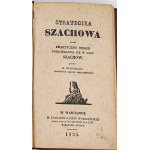 [PIERWSZY WYDANY DRUKIEM POLSKI PODRĘCZNIK DO GRY W SZACHY] KRUPSKI - STRATEGIKA SZACHOWA wyd. 1836