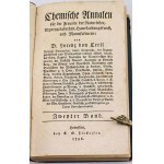 CRELL - CHEMISCHE ANNALEN FÜR DIE FREUNDE DER NATURLEHRE, ARZNENGELAHRTHEIT, HAUSHALTUNGSKUNST, UND MANUFAKTUREN wyd. 1796