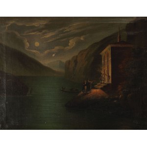 WILHELMA TELLA'S CHAPEL ON THE LAKE OF THE FOUR CANTONS, Mitte des 19. Jahrhunderts.