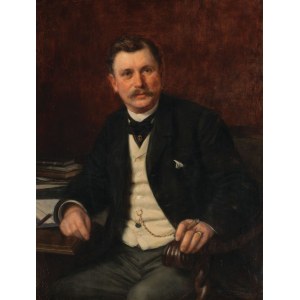 Emil SCHWABE, PORTRAIT OF GUSTAV FLEISCHHAUER