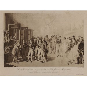 NAPOLEON'S VISIT TO THE SEVENNES BROTHERS MANUFACTORY IN ROUEN IN 1802