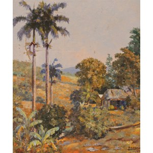 Tribuzio LORENZO SANCHEZ, KUBANISCHE LANDSCHAFT AUS PINAR DEL RIO, 1980