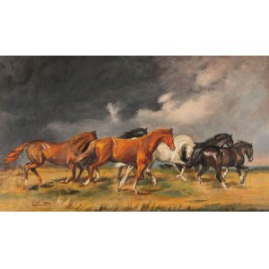 Frank WOOTON, GALOPING HORSES