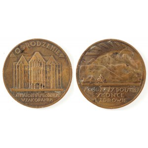 Medaille, SANATORIUM MŁODZIEŻY W ZAKOPANEM, 1929