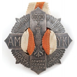 CROSS OF POLISH SOLDIERS FROM AMERICA - duplicate