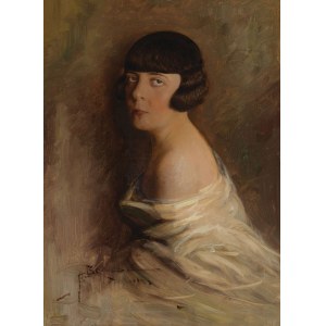 Antoni de BRADÉ, PORTRET DAMY, 1930