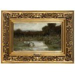 Enrique Serra (1859-1918), Landscape with a spillway