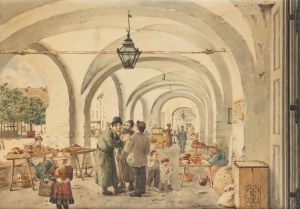 Seweryn Bieszczad (1852 Jasło -1923 Krosno), W podcieniach Rynku w Krośnie