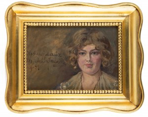 Bronisława Rychter-Janowska (1868 Kraków - 1953 tamże), Portret Maryśki, 1915 r.