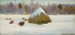 Jan Karmański (1887-1958), Kuropatwy w śniegu