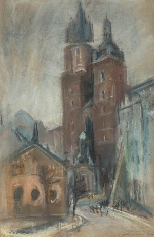 Wilhelm Mitarski (1879 Lackie Małe k. Złoczowa-1923 Kraków), Kościół Mariacki w Krakowie, 1920 r.