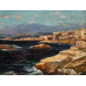Sigmund Balk (1873-1941), Die Corniche von Marseille, 1916.