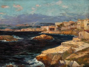 Zygmunt Balk (1873-1941), La corniche na Marsylii, 1916 r.