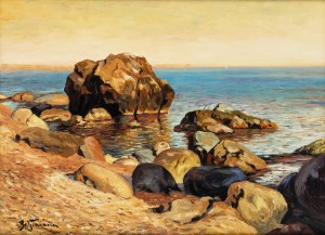Adolf Behrmann (1876 Tockum k. Rygi - 1942 Białystok), Nadmorskie skały