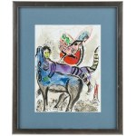 Marc Chagall (1887 Lozno bei Witebsk-1985 Saint-Paul de Vence), La Vache Bleue, 1967.