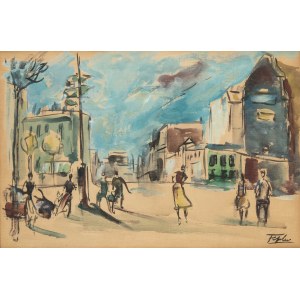 Samuel Tepler (1918 Hrubieszów - 1998 Tel Aviv), Stadtbild von Jaffa