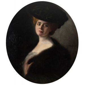 Arnulf de Bouché (1872 Munich - 1945 Langkampfen), Portrait of a lady, 1903.